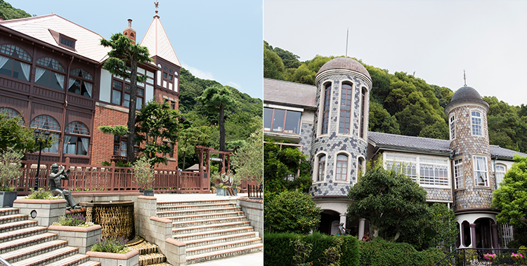 写真：北野異人館めぐりの様子